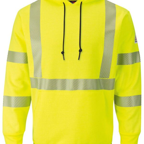 Hi-Visibility Pullover Hooded Fleece Sweatshirt - Tall Sizes Thumbnail