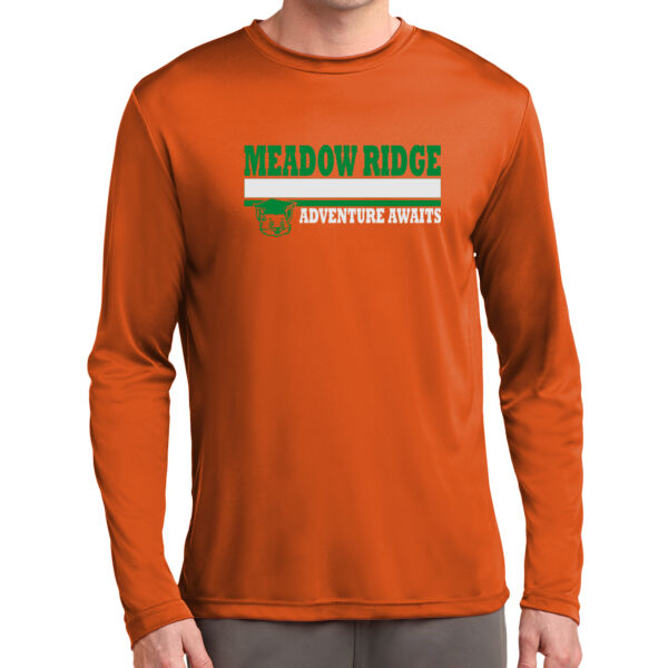 Adult Long Sleeve T Shirt - Orange Thumbnail